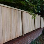Long wood fence